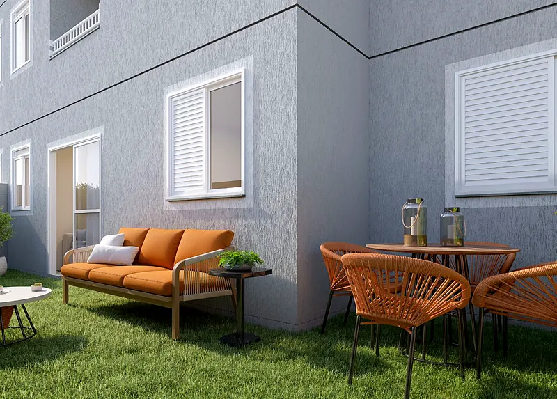 Apartamento com área privativa no Residencial Porto Alcântara