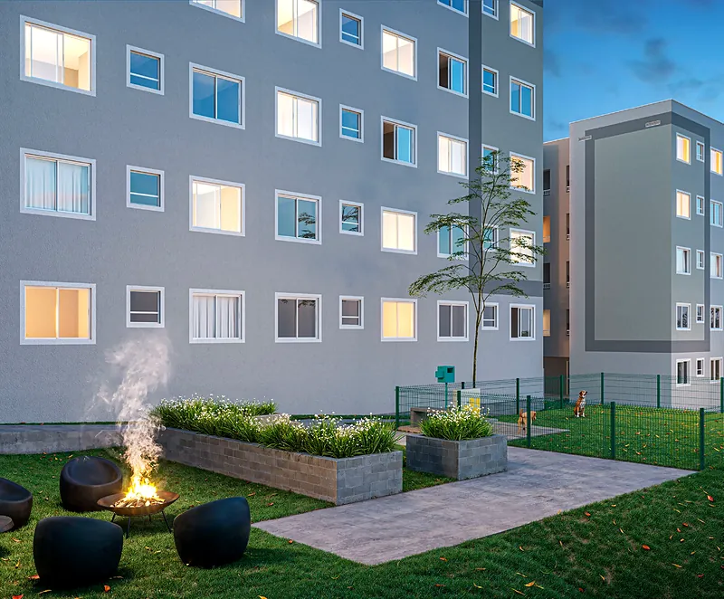 Espaço fogo do Residencial Porto Sevilha