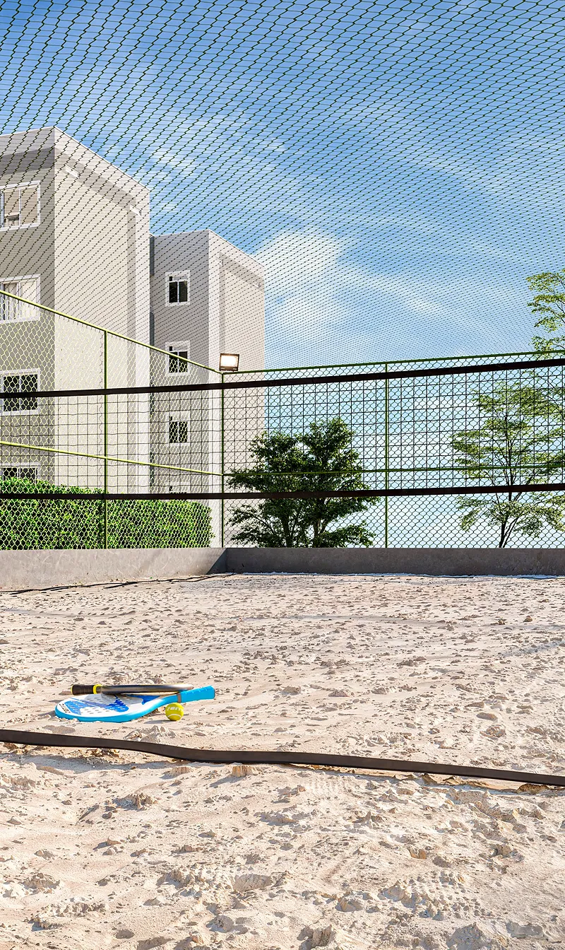 Quadra de areia do Residencial Porto Sevilha